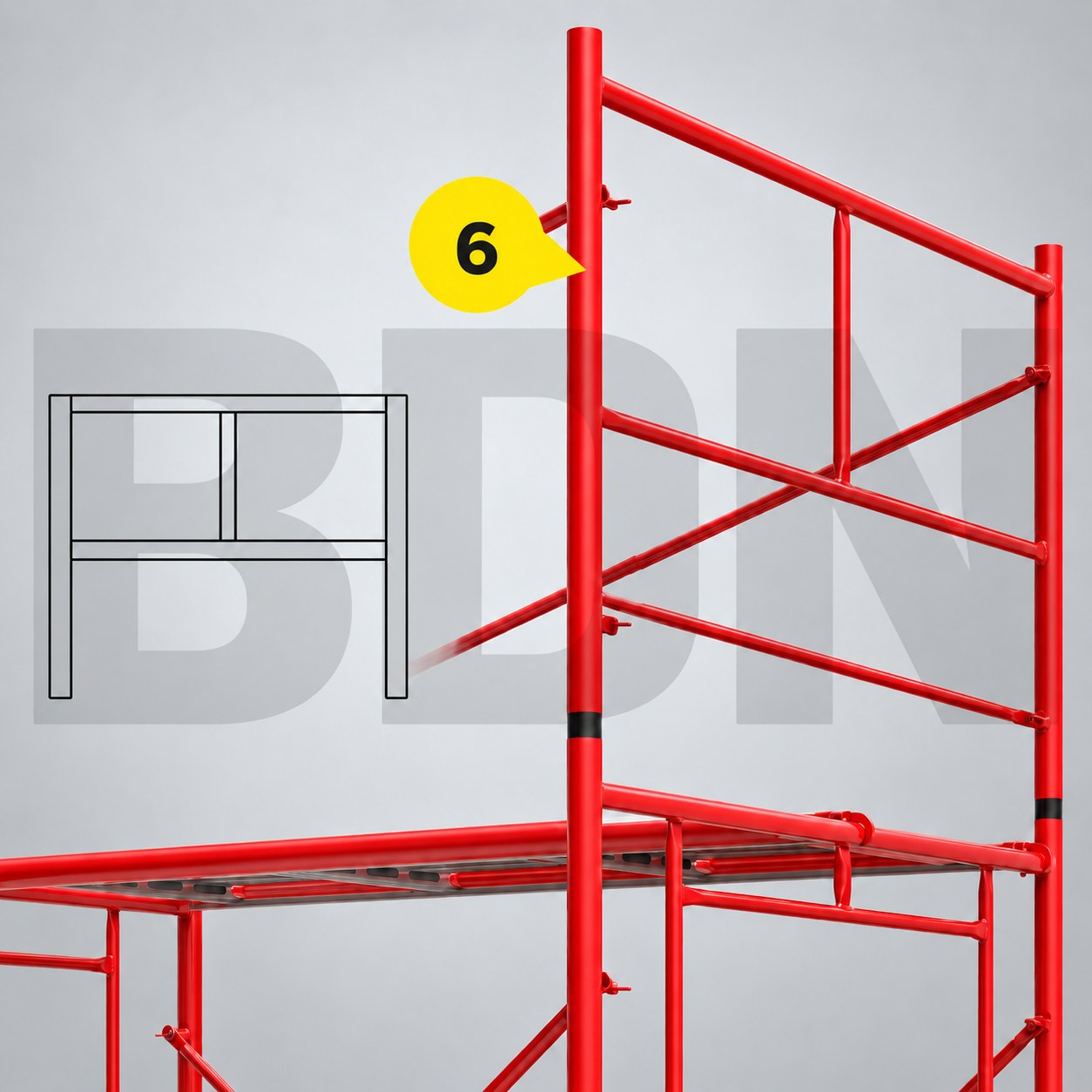 End Frame BDN - rangka penutup sistem Main Frame