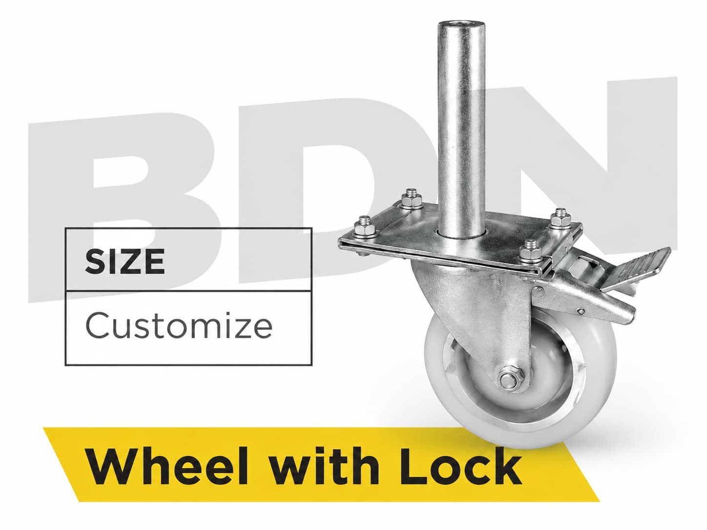 Wheel with Lock BDN - roda berpengunci sistem Ring Base